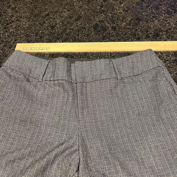 Nine West Pants Womens Sz 14 Gray Black Bootcut Checkered Trousers Dress Pants L - Picture 9 of 16